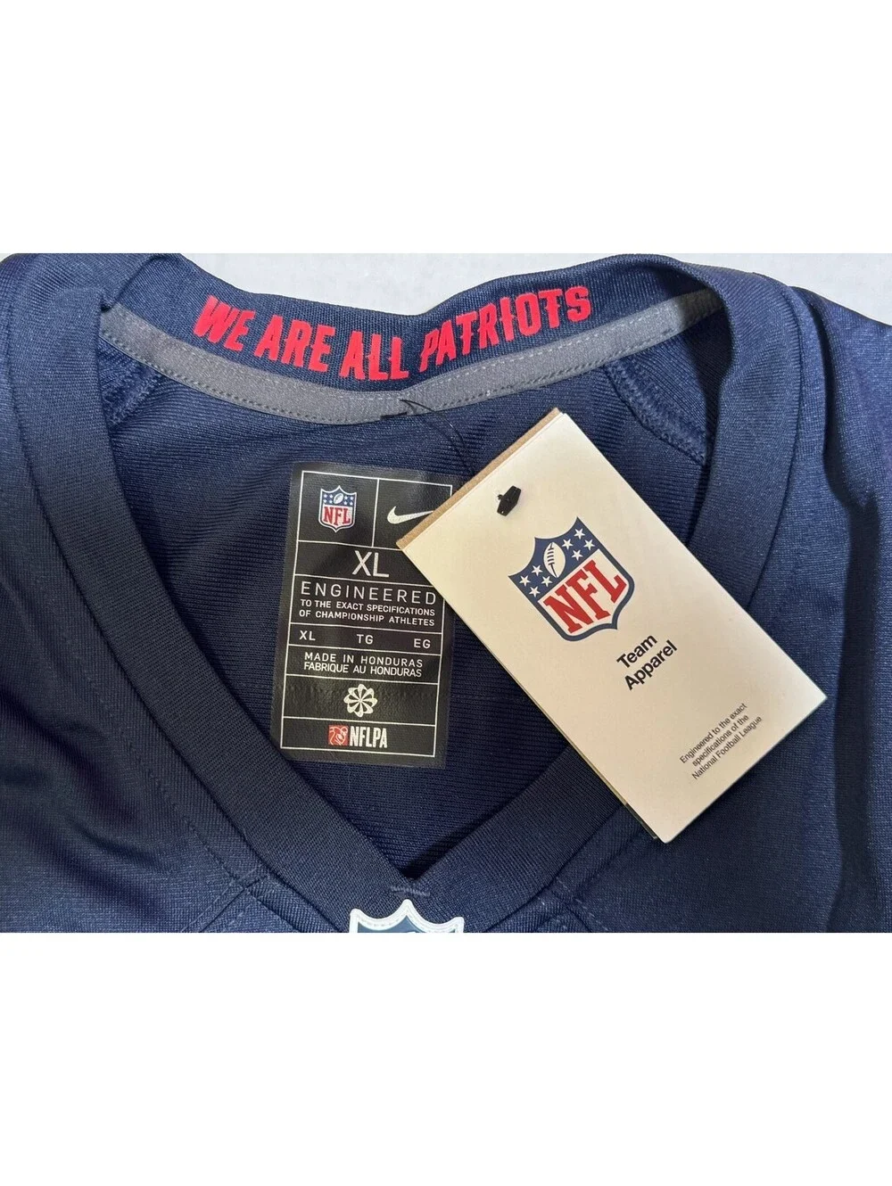Nike Tom Brady New England Patriots Blue #12 Jersey Womens XL NEW